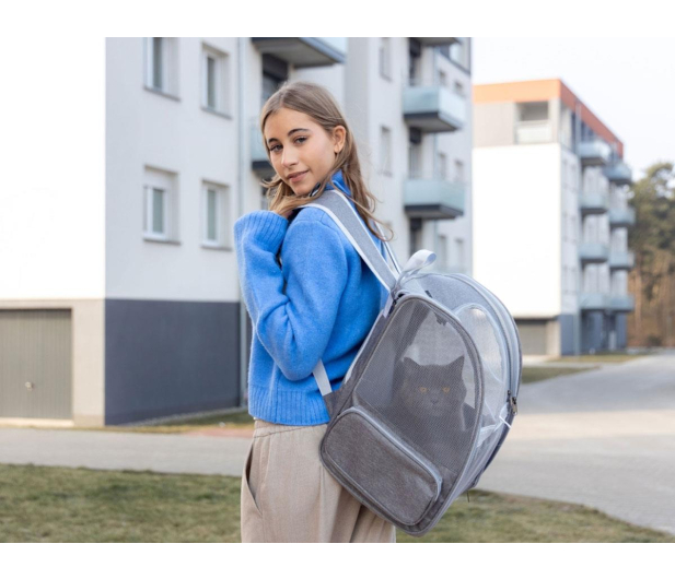 PetiGIO PETI-753-G plecak/transporter dla zwierząt szary - 1580998 - zdjęcie 6